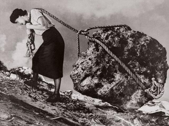 Los sueños del cansancio, de Grete Stern (1950).